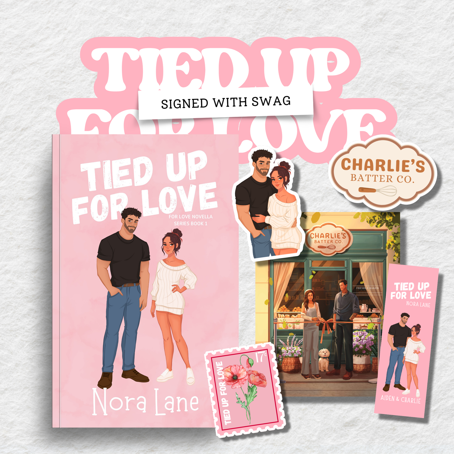 Tied Up for Love Book and Swag Bundle