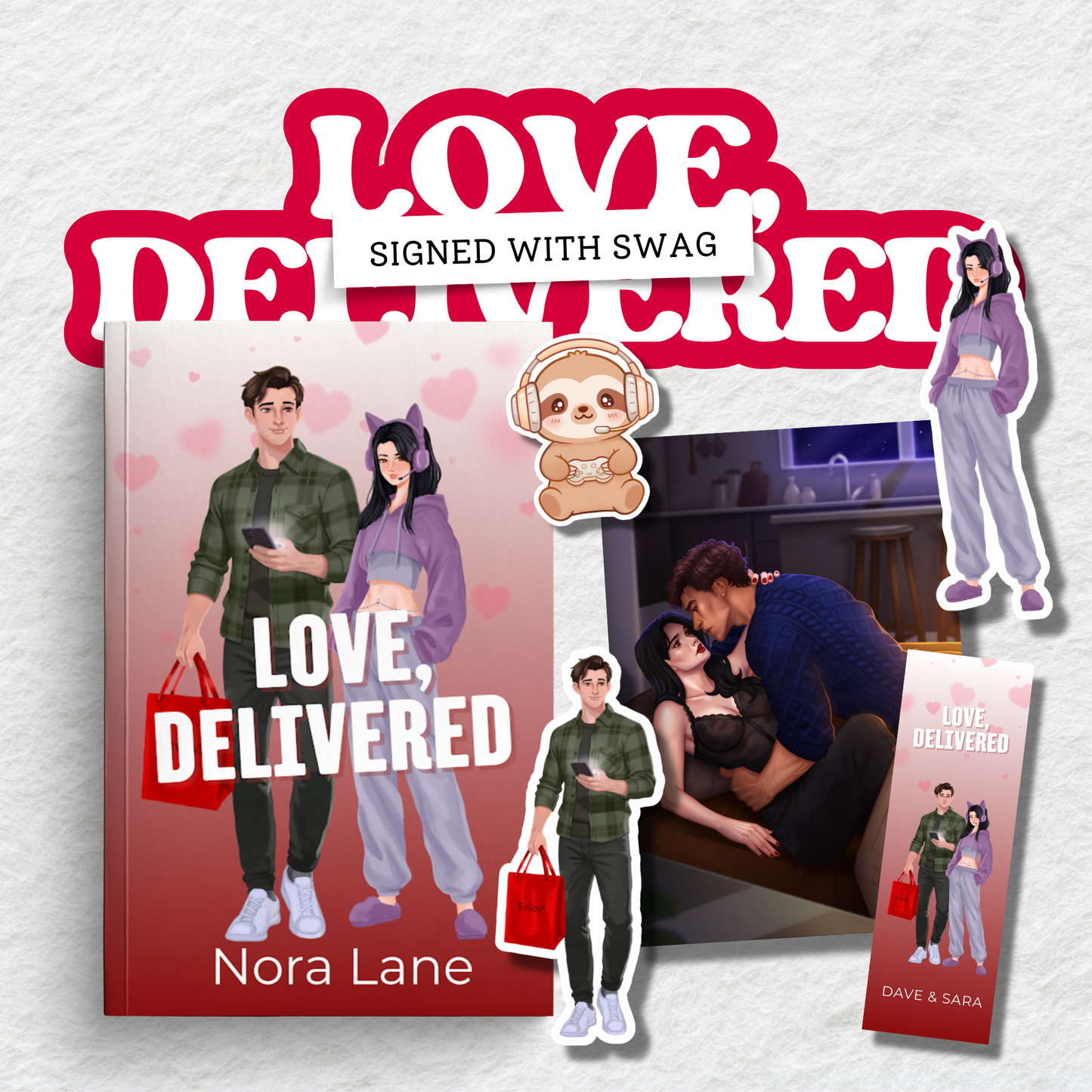Love, Delivered Book and Swag Bundle